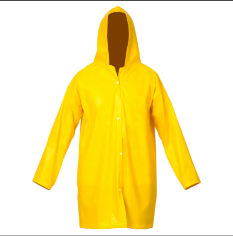 CAPA DE CHUVA PVC POP AMARELO MAICOL CA 28191