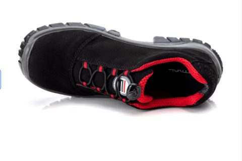 SAPATO ESTIVAL ENERGY MICROFIBRA RENO PRETO/VERMELHO - C.A. 50880 - Image 3