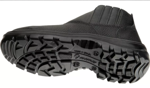 BOTA C/ ELASTICO BICO AÇO COURO RELAX PRETO VULCAFLEX CA  43377 - Image 3