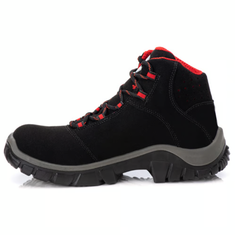 BOTA ESTIVAL ENERGY MICROFIBRA RENO PRETO/VERMELHO - C.A. 44558 - Image 2