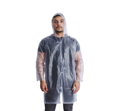 CAPA DE CHUVA TRANSPARENTE VINIL MAICOL